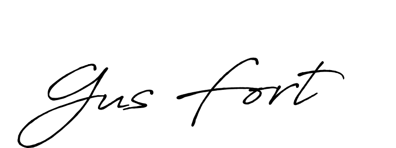 You should practise on your own different ways (Antro_Vectra_Bolder) to write your name (Gus Fort) in signature. don't let someone else do it for you. Gus Fort signature style 7 images and pictures png