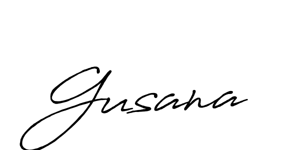 You should practise on your own different ways (Antro_Vectra_Bolder) to write your name (Gusana) in signature. don't let someone else do it for you. Gusana signature style 7 images and pictures png