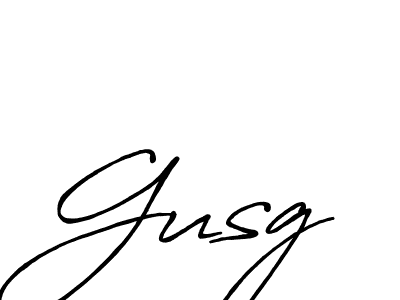 if you are searching for the best signature style for your name Gusg. so please give up your signature search. here we have designed multiple signature styles  using Antro_Vectra_Bolder. Gusg signature style 7 images and pictures png