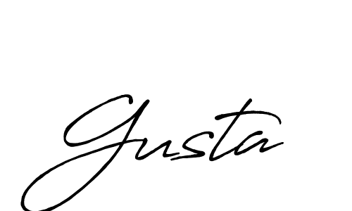 See photos of Gusta official signature by Spectra . Check more albums & portfolios. Read reviews & check more about Antro_Vectra_Bolder font. Gusta signature style 7 images and pictures png