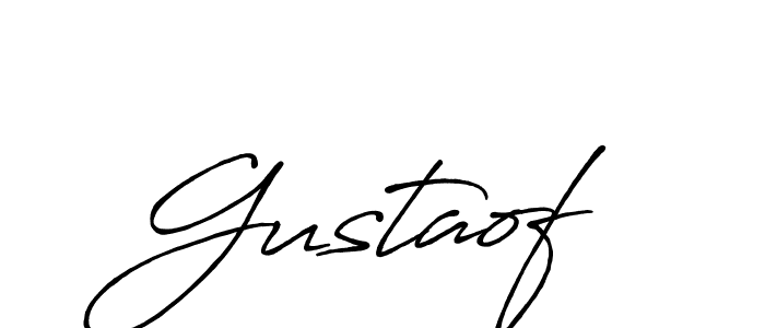 Use a signature maker to create a handwritten signature online. With this signature software, you can design (Antro_Vectra_Bolder) your own signature for name Gustaof. Gustaof signature style 7 images and pictures png