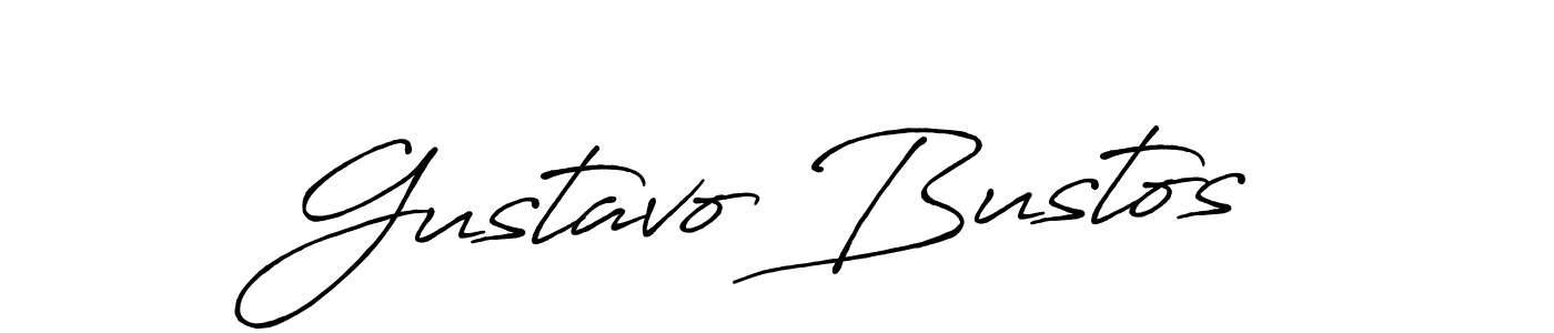 Similarly Antro_Vectra_Bolder is the best handwritten signature design. Signature creator online .You can use it as an online autograph creator for name Gustavo Bustos. Gustavo Bustos signature style 7 images and pictures png