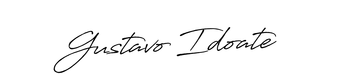 Also we have Gustavo Idoate name is the best signature style. Create professional handwritten signature collection using Antro_Vectra_Bolder autograph style. Gustavo Idoate signature style 7 images and pictures png