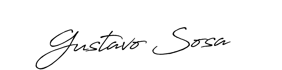 Use a signature maker to create a handwritten signature online. With this signature software, you can design (Antro_Vectra_Bolder) your own signature for name Gustavo Sosa. Gustavo Sosa signature style 7 images and pictures png