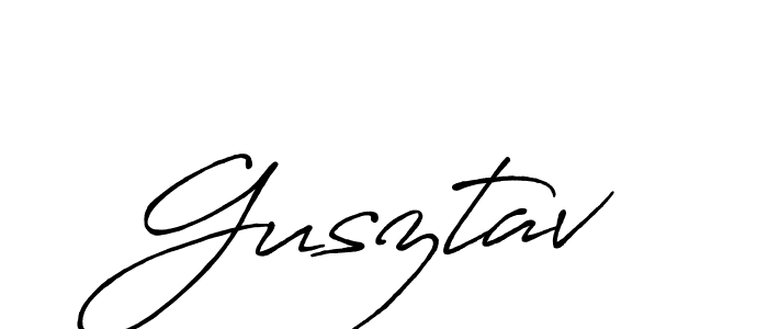 The best way (Antro_Vectra_Bolder) to make a short signature is to pick only two or three words in your name. The name Gusztav include a total of six letters. For converting this name. Gusztav signature style 7 images and pictures png