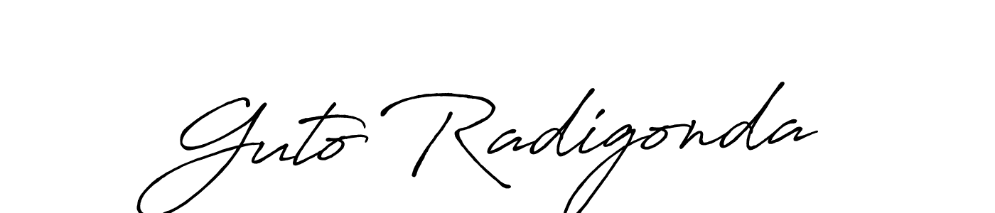 Also You can easily find your signature by using the search form. We will create Guto Radigonda name handwritten signature images for you free of cost using Antro_Vectra_Bolder sign style. Guto Radigonda signature style 7 images and pictures png