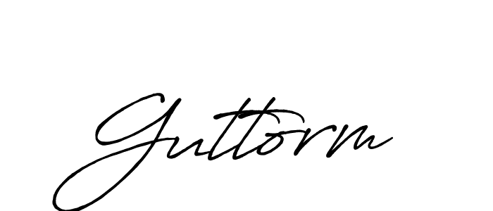Also we have Guttorm name is the best signature style. Create professional handwritten signature collection using Antro_Vectra_Bolder autograph style. Guttorm signature style 7 images and pictures png