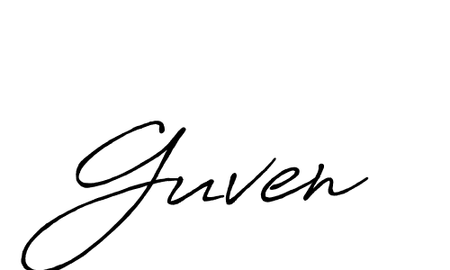 Once you've used our free online signature maker to create your best signature Antro_Vectra_Bolder style, it's time to enjoy all of the benefits that Guven name signing documents. Guven signature style 7 images and pictures png