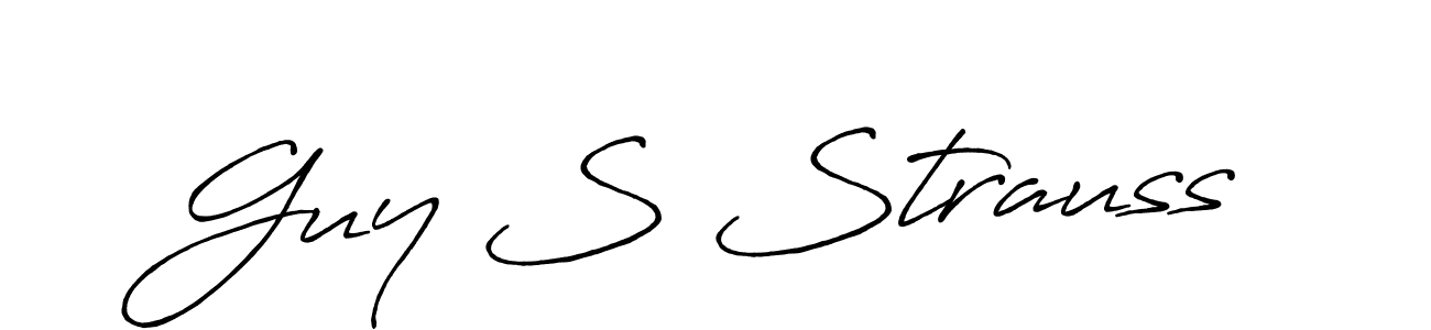 Once you've used our free online signature maker to create your best signature Antro_Vectra_Bolder style, it's time to enjoy all of the benefits that Guy S Strauss name signing documents. Guy S Strauss signature style 7 images and pictures png