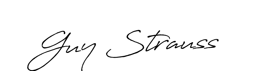 Create a beautiful signature design for name Guy Strauss. With this signature (Antro_Vectra_Bolder) fonts, you can make a handwritten signature for free. Guy Strauss signature style 7 images and pictures png