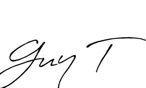 Once you've used our free online signature maker to create your best signature Antro_Vectra_Bolder style, it's time to enjoy all of the benefits that Guy T name signing documents. Guy T signature style 7 images and pictures png