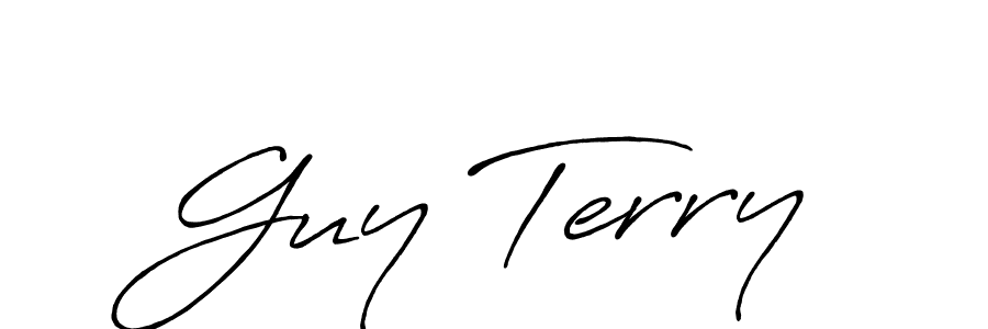 Also we have Guy Terry name is the best signature style. Create professional handwritten signature collection using Antro_Vectra_Bolder autograph style. Guy Terry signature style 7 images and pictures png