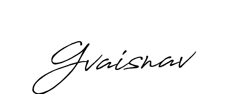 Also You can easily find your signature by using the search form. We will create Gvaisnav name handwritten signature images for you free of cost using Antro_Vectra_Bolder sign style. Gvaisnav signature style 7 images and pictures png