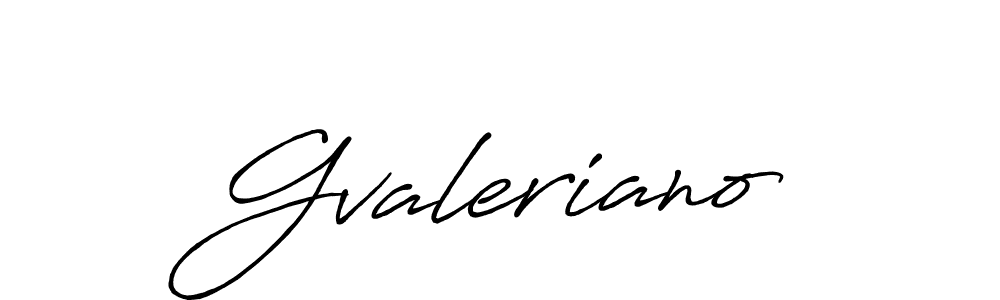 Gvaleriano stylish signature style. Best Handwritten Sign (Antro_Vectra_Bolder) for my name. Handwritten Signature Collection Ideas for my name Gvaleriano. Gvaleriano signature style 7 images and pictures png