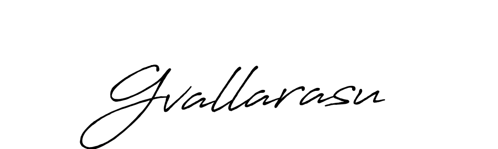 Also You can easily find your signature by using the search form. We will create Gvallarasu name handwritten signature images for you free of cost using Antro_Vectra_Bolder sign style. Gvallarasu signature style 7 images and pictures png