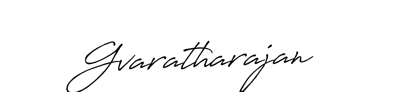 How to make Gvaratharajan name signature. Use Antro_Vectra_Bolder style for creating short signs online. This is the latest handwritten sign. Gvaratharajan signature style 7 images and pictures png