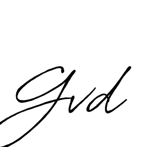 You should practise on your own different ways (Antro_Vectra_Bolder) to write your name (Gvd) in signature. don't let someone else do it for you. Gvd signature style 7 images and pictures png