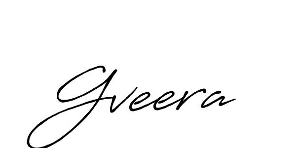 Gveera stylish signature style. Best Handwritten Sign (Antro_Vectra_Bolder) for my name. Handwritten Signature Collection Ideas for my name Gveera. Gveera signature style 7 images and pictures png