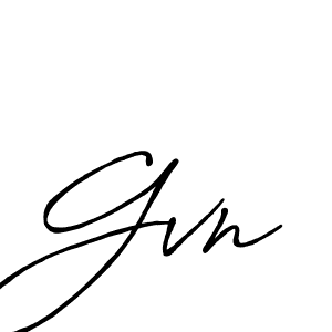 How to make Gvn signature? Antro_Vectra_Bolder is a professional autograph style. Create handwritten signature for Gvn name. Gvn signature style 7 images and pictures png