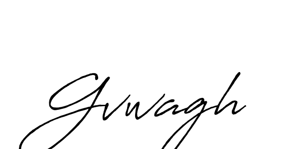 Make a beautiful signature design for name Gvwagh. With this signature (Antro_Vectra_Bolder) style, you can create a handwritten signature for free. Gvwagh signature style 7 images and pictures png
