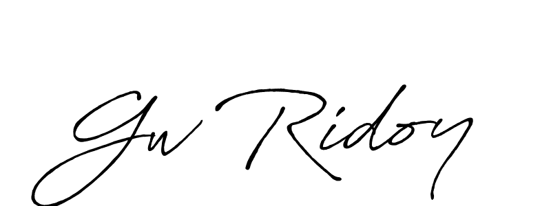 Make a short Gw Ridoy signature style. Manage your documents anywhere anytime using Antro_Vectra_Bolder. Create and add eSignatures, submit forms, share and send files easily. Gw Ridoy signature style 7 images and pictures png