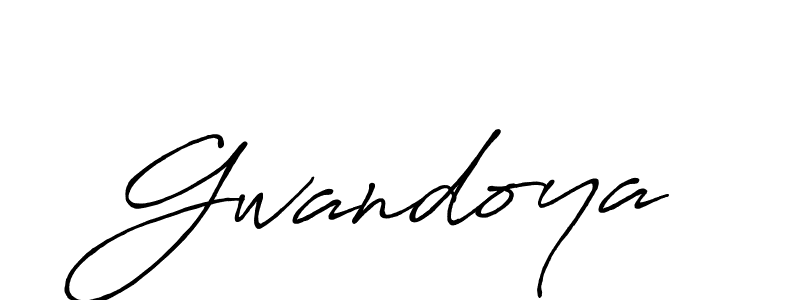 Use a signature maker to create a handwritten signature online. With this signature software, you can design (Antro_Vectra_Bolder) your own signature for name Gwandoya. Gwandoya signature style 7 images and pictures png