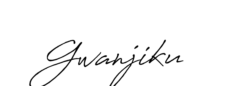 The best way (Antro_Vectra_Bolder) to make a short signature is to pick only two or three words in your name. The name Gwanjiku include a total of six letters. For converting this name. Gwanjiku signature style 7 images and pictures png