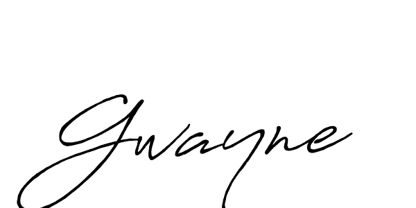 Make a beautiful signature design for name Gwayne. With this signature (Antro_Vectra_Bolder) style, you can create a handwritten signature for free. Gwayne signature style 7 images and pictures png