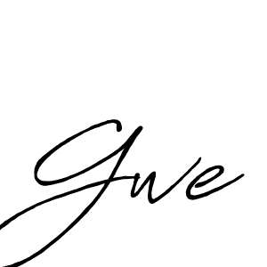 The best way (Antro_Vectra_Bolder) to make a short signature is to pick only two or three words in your name. The name Gwe include a total of six letters. For converting this name. Gwe signature style 7 images and pictures png