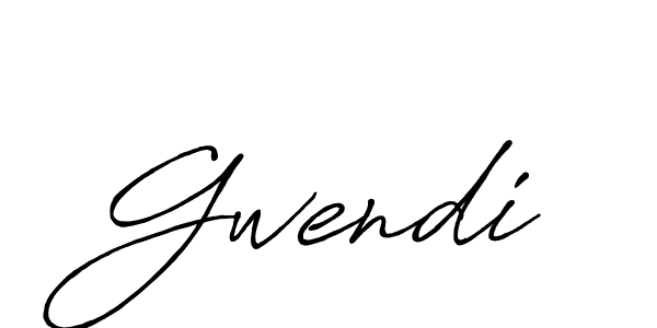 How to make Gwendi signature? Antro_Vectra_Bolder is a professional autograph style. Create handwritten signature for Gwendi name. Gwendi signature style 7 images and pictures png