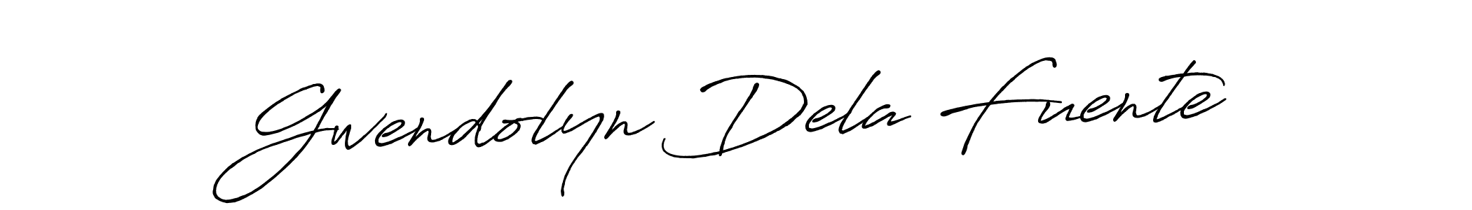 You should practise on your own different ways (Antro_Vectra_Bolder) to write your name (Gwendolyn Dela Fuente) in signature. don't let someone else do it for you. Gwendolyn Dela Fuente signature style 7 images and pictures png
