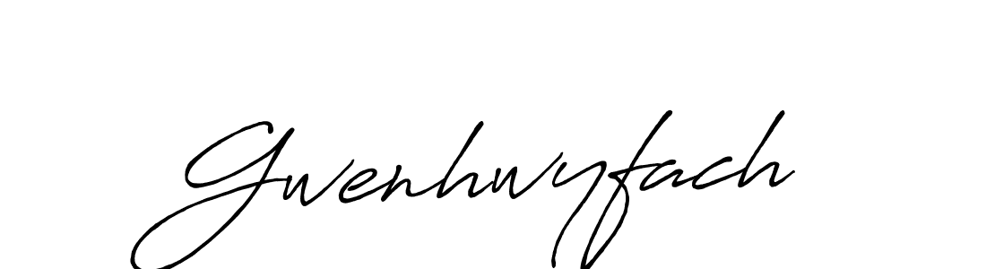 Use a signature maker to create a handwritten signature online. With this signature software, you can design (Antro_Vectra_Bolder) your own signature for name Gwenhwyfach. Gwenhwyfach signature style 7 images and pictures png