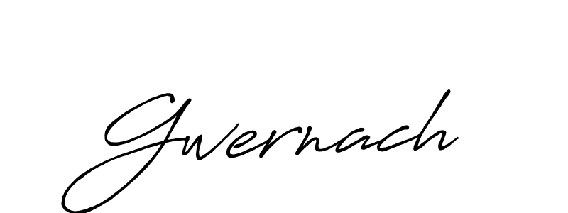 How to make Gwernach name signature. Use Antro_Vectra_Bolder style for creating short signs online. This is the latest handwritten sign. Gwernach signature style 7 images and pictures png