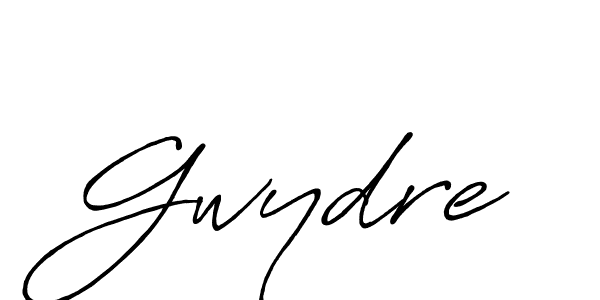 Make a beautiful signature design for name Gwydre. With this signature (Antro_Vectra_Bolder) style, you can create a handwritten signature for free. Gwydre signature style 7 images and pictures png