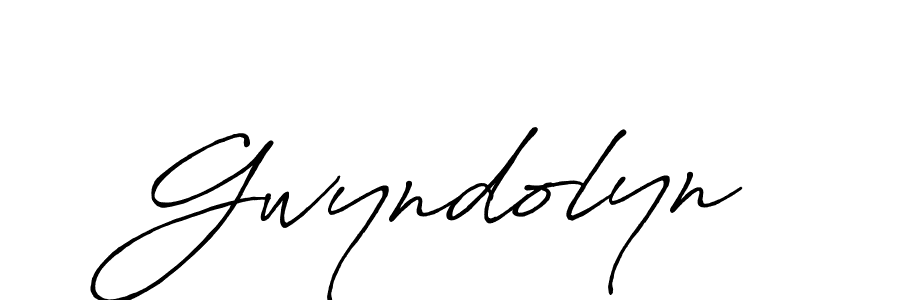 Also we have Gwyndolyn name is the best signature style. Create professional handwritten signature collection using Antro_Vectra_Bolder autograph style. Gwyndolyn signature style 7 images and pictures png