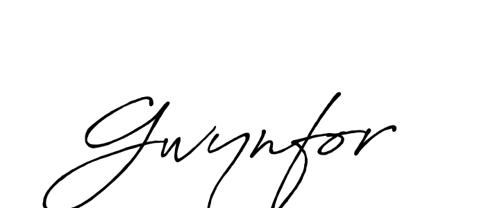 It looks lik you need a new signature style for name Gwynfor. Design unique handwritten (Antro_Vectra_Bolder) signature with our free signature maker in just a few clicks. Gwynfor signature style 7 images and pictures png