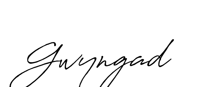 How to make Gwyngad name signature. Use Antro_Vectra_Bolder style for creating short signs online. This is the latest handwritten sign. Gwyngad signature style 7 images and pictures png