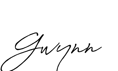 Use a signature maker to create a handwritten signature online. With this signature software, you can design (Antro_Vectra_Bolder) your own signature for name Gwynn. Gwynn signature style 7 images and pictures png