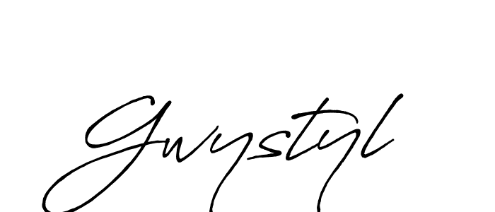 Also You can easily find your signature by using the search form. We will create Gwystyl name handwritten signature images for you free of cost using Antro_Vectra_Bolder sign style. Gwystyl signature style 7 images and pictures png