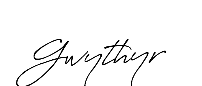 Design your own signature with our free online signature maker. With this signature software, you can create a handwritten (Antro_Vectra_Bolder) signature for name Gwythyr. Gwythyr signature style 7 images and pictures png