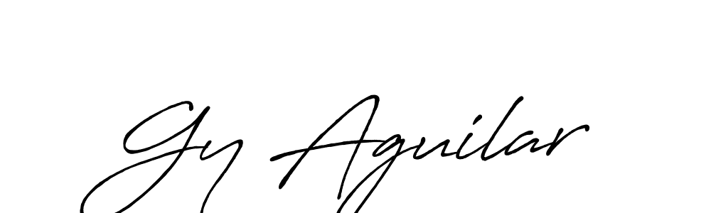 Similarly Antro_Vectra_Bolder is the best handwritten signature design. Signature creator online .You can use it as an online autograph creator for name Gy Aguilar. Gy Aguilar signature style 7 images and pictures png