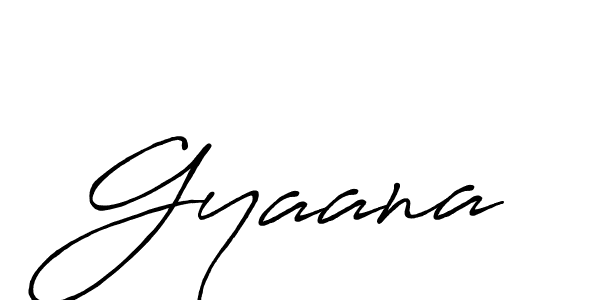 Also we have Gyaana name is the best signature style. Create professional handwritten signature collection using Antro_Vectra_Bolder autograph style. Gyaana signature style 7 images and pictures png