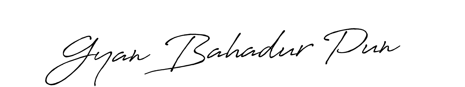 Make a short Gyan Bahadur Pun signature style. Manage your documents anywhere anytime using Antro_Vectra_Bolder. Create and add eSignatures, submit forms, share and send files easily. Gyan Bahadur Pun signature style 7 images and pictures png