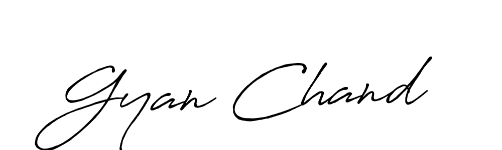 Create a beautiful signature design for name Gyan Chand. With this signature (Antro_Vectra_Bolder) fonts, you can make a handwritten signature for free. Gyan Chand signature style 7 images and pictures png