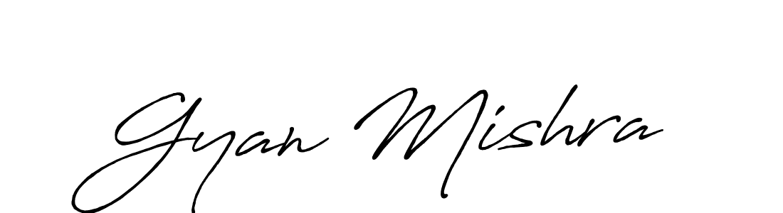 Gyan Mishra stylish signature style. Best Handwritten Sign (Antro_Vectra_Bolder) for my name. Handwritten Signature Collection Ideas for my name Gyan Mishra. Gyan Mishra signature style 7 images and pictures png