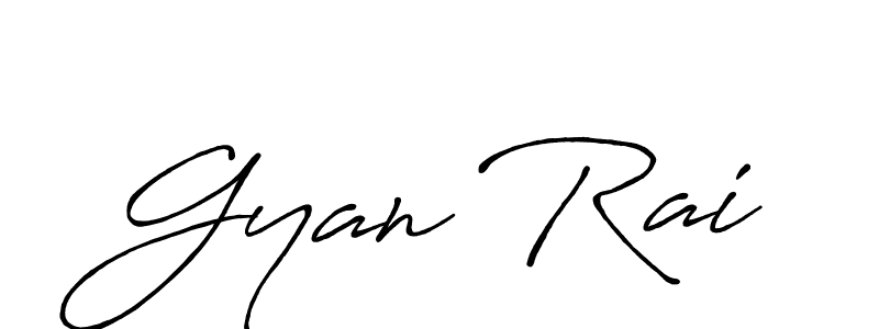 Antro_Vectra_Bolder is a professional signature style that is perfect for those who want to add a touch of class to their signature. It is also a great choice for those who want to make their signature more unique. Get Gyan Rai name to fancy signature for free. Gyan Rai signature style 7 images and pictures png