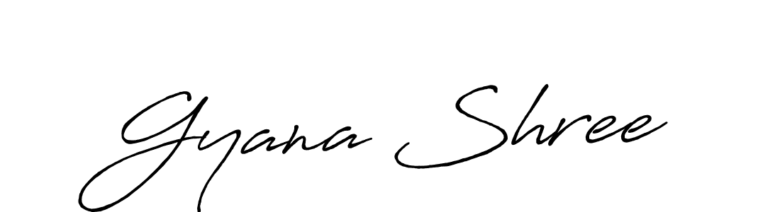 Create a beautiful signature design for name Gyana Shree. With this signature (Antro_Vectra_Bolder) fonts, you can make a handwritten signature for free. Gyana Shree signature style 7 images and pictures png