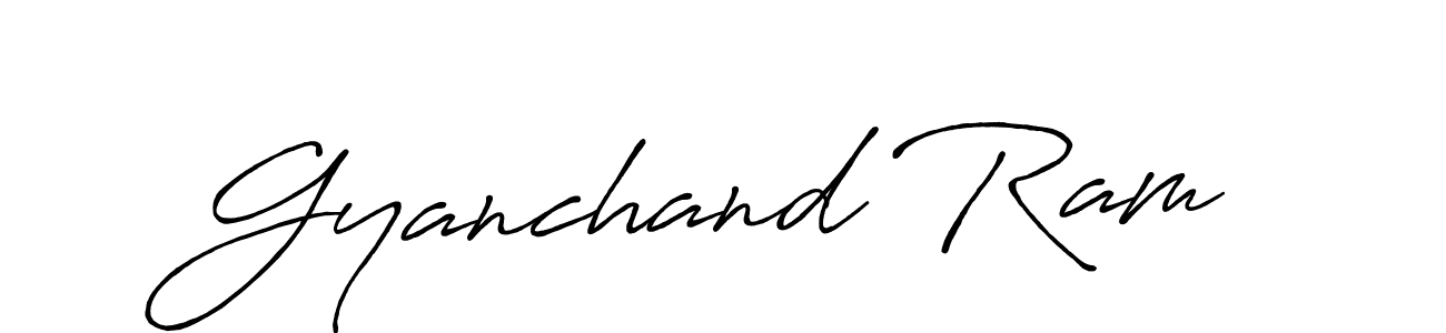 Design your own signature with our free online signature maker. With this signature software, you can create a handwritten (Antro_Vectra_Bolder) signature for name Gyanchand Ram. Gyanchand Ram signature style 7 images and pictures png