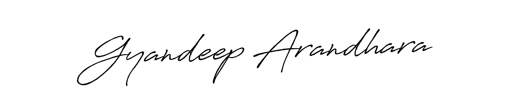 Antro_Vectra_Bolder is a professional signature style that is perfect for those who want to add a touch of class to their signature. It is also a great choice for those who want to make their signature more unique. Get Gyandeep Arandhara name to fancy signature for free. Gyandeep Arandhara signature style 7 images and pictures png