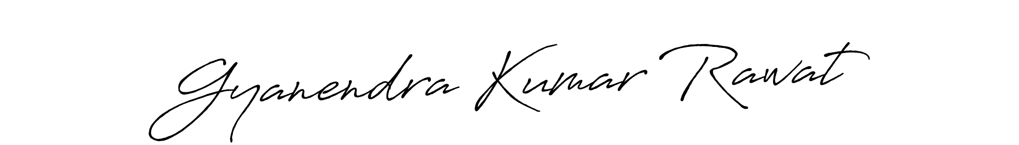 How to make Gyanendra Kumar Rawat signature? Antro_Vectra_Bolder is a professional autograph style. Create handwritten signature for Gyanendra Kumar Rawat name. Gyanendra Kumar Rawat signature style 7 images and pictures png